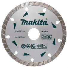 Алмазний диск Makita Turbo по бетону, 180x2.3х22.23 мм