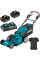 Акумуляторна газонокосарка Makita DLM538CT2, 2 акб BL1850B, з/п DC18SH, футболка L