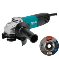 Угловая шлифмашина Makita MT M9511RB, 5 шлифдисков D-74491 125х6х22.23 мм