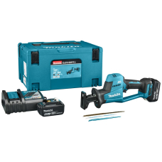 Акумуляторна шабельна пила Makita DJR189RTJ, 2 акб LXT 18 V 5 Ah і з/п DC18RC