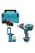 Набір акумуляторного інструменту LXT Makita 18 В: гайковерт Makita DTW1001RTJ, ліхтар EUADML819, 2 акб 18 V 5.0 Ah, з/п DC18RC, кейс MakPac