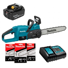 Акумуляторна ланцюгова пила Makita DUC 357 RT, акб 5.0 Ah, з/п DC18RC, ланцюг 3 шт