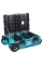 Модульна система Makita MakTrak SET-P-91001-1-0826: ящик на колеса P-91001 + ящик P-91023