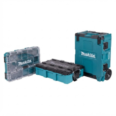 Модульна система Makita MakTrak SET-P-91001-3-0826: ящик на колеса P-91001 + ящик P-91039 + органайзер P-910393