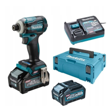 Аккумуляторный гайковерт Makita XGT 40 V MAX TD001GM201, 2 акб 40 V 4.0 Ah, з/у DC40RA, кейс