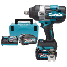 Аккумуляторный гайковерт Makita XGT 40 V MAX TW001GD201, 2 акб 40 V 2.5 Ah, з/у DC40RA, кейс