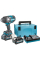 Аккумуляторный гайковерт Makita XGT 40 V MAX TW001GM201, 2 акб 40 V 4.0 Ah, з/у DC40RA, кейс