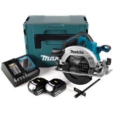 Аккумуляторная дисковая пила Makita DHS660RTJ, 2 акб 18 V 5.0 Ah и з/у в кейсе MakPac