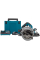 Аккумуляторная дисковая пила Makita XGT 40 V MAX HS004GM202, 2 акб BL4040 и з/у DC40RA в кейсе MakPAc