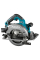 Аккумуляторная дисковая пила Makita XGT 40 V MAX HS004GM202, 2 акб BL4040 и з/у DC40RA в кейсе MakPAc