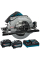 Аккумуляторная дисковая пила Makita XGT 40 V MAX HS011GT201, 2 акб BL4050F XGT 40V 5Ah и з/у DC40RA, диск 270х30х2.15 мм, параллельный упор