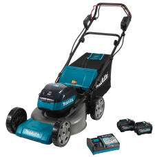 Аккумуляторная самоходная газонокосилка Makita XGT 40 V MAX LM001GT201, 2 акб BL4050F XGT 40V и з/у DC40RC