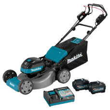 Акумуляторна самохідна газонокосарка Makita XGT 40 V MAX LM002GT201, 2 акб BL4050F XGT 40V та з/п DC40RC