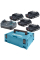 Набір акумуляторів Makita LXT BLB182x4 та з/п DCB18WA, кейс Makpac2