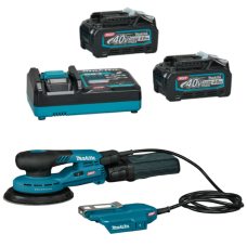 Аккумуляторная эксцентриковая шлифмашина Makita XGT 40 V MAX BO004CGZ, 2 акб BL4040 и з/у DC40RA