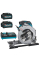 Аккумуляторная дисковая пила Makita XGT 40 V MAX HS009GZ, 2 акб BL4040 и з/у DC40RA
