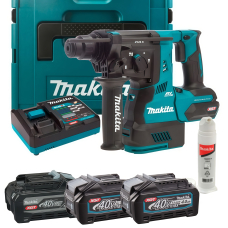 Акумуляторний перфоратор Makita XGT 40 V MAX HR003GM201, 3 акб 4 Ah, з/п DC40RA, в кейсі