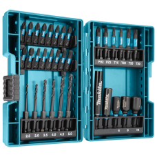 Набір ударних свердел та біт Makita Impact Black, 33 шт