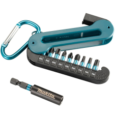 Набір ударних біт Makita Impact Black у гумовому футлярі, 10 шт
